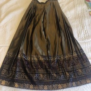 Skirt-Bronze Taffeta